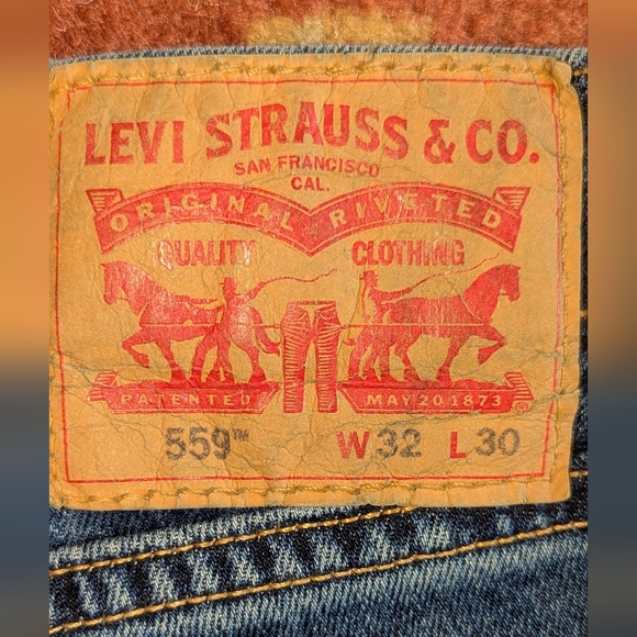 👖 Authentic 99% Cotton Levi's 559 32 x 30 Men's | Jeans - Picture 4 of 9